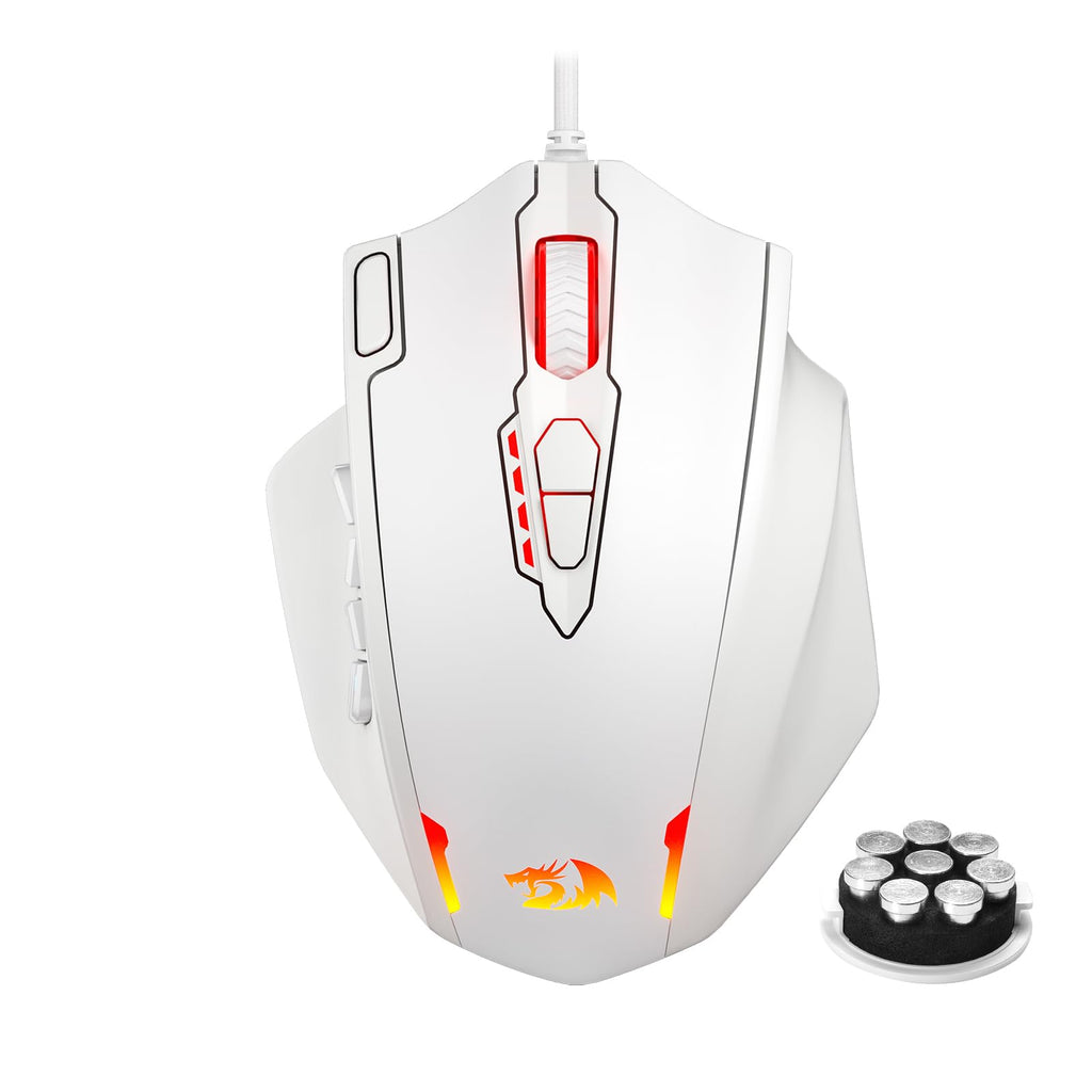 Redragon M908 Wired MMO RGB Gaming Mouse 12400 DPI Remapping Keys
