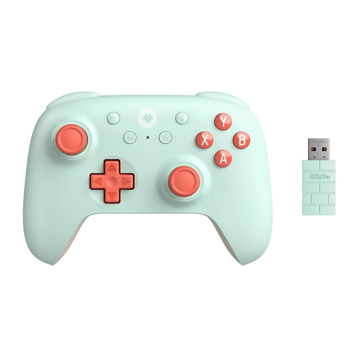 8Bitdo Ultimate 2C Wireless Controller for Windows PC and Android, with 1000 Hz Polling Rate, Hall Effect Joysticks and Triggers, and Remappable L4/R4 Bumpers (Transparent Black)