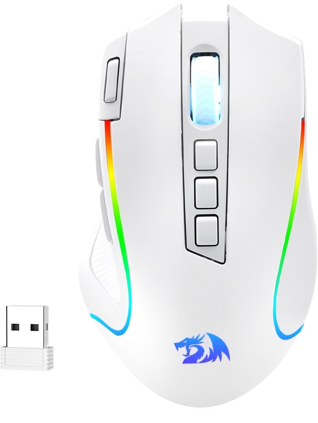 Redragon M612 Wired RGB Optical Gaming Mouse 8000 DPI Remapping Keys