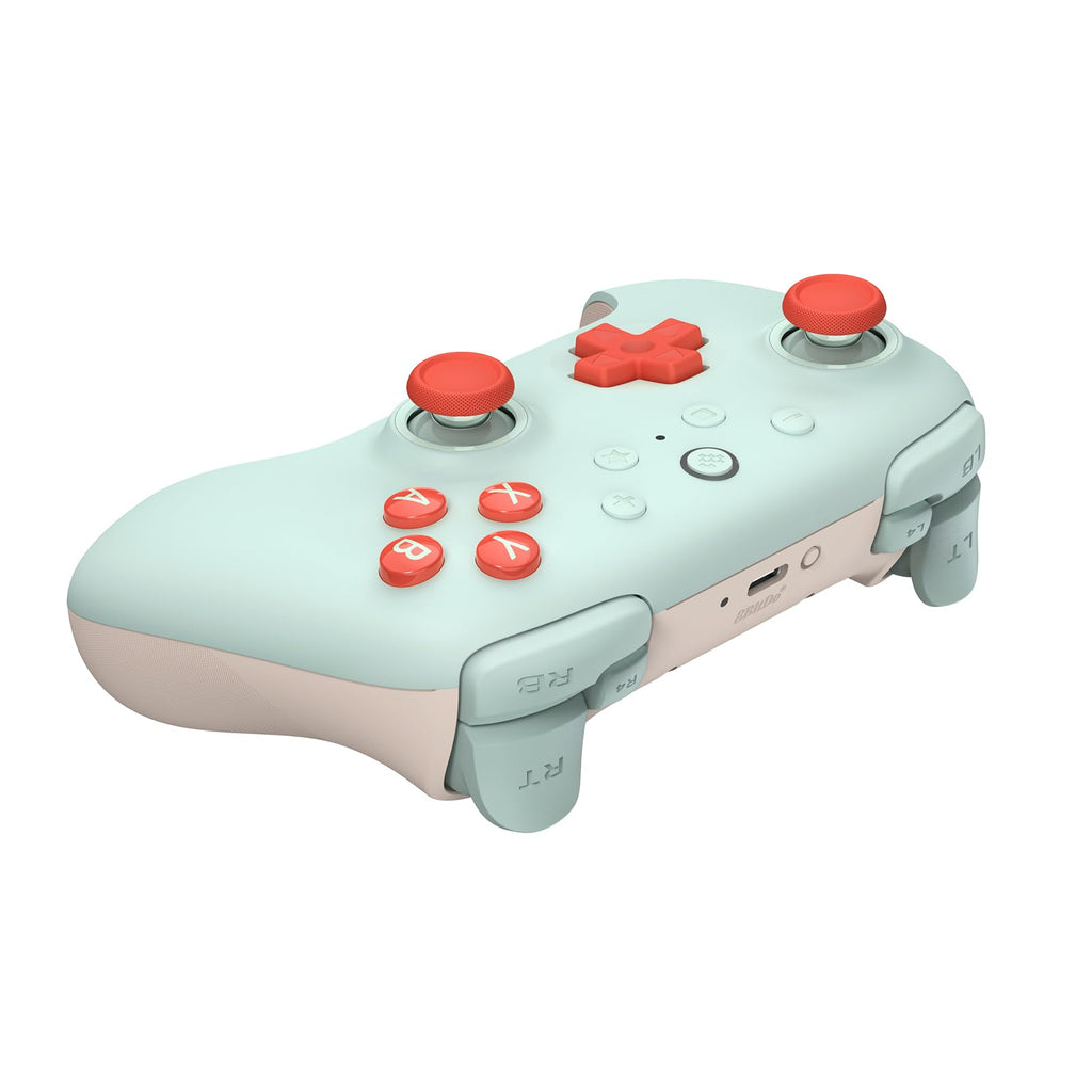 8Bitdo Ultimate 2C Wireless Controller for Windows PC and Android, with 1000 Hz Polling Rate, Hall Effect Joysticks and Triggers, and Remappable L4/R4 Bumpers (Transparent Black)