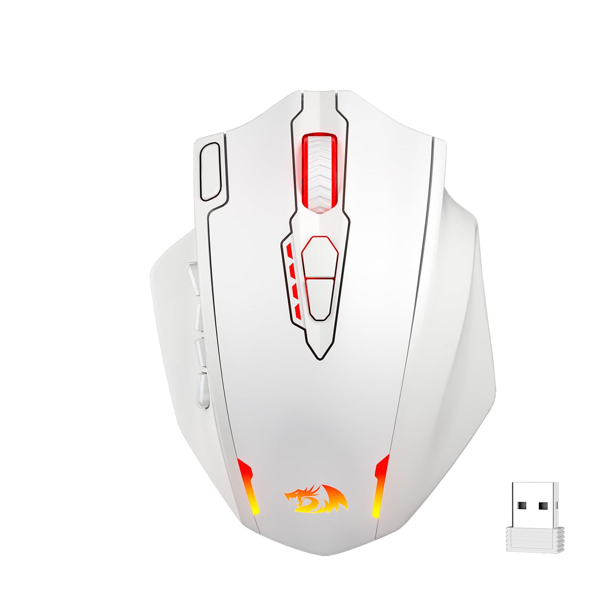 Redragon M908 Wired MMO RGB Gaming Mouse 12400 DPI Remapping Keys