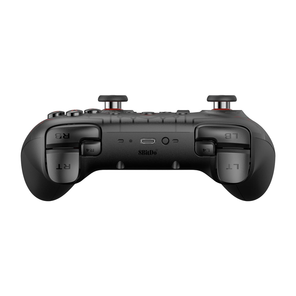 8Bitdo Ultimate 2C Wireless Controller for Windows PC and Android, with 1000 Hz Polling Rate, Hall Effect Joysticks and Triggers, and Remappable L4/R4 Bumpers (Transparent Black)