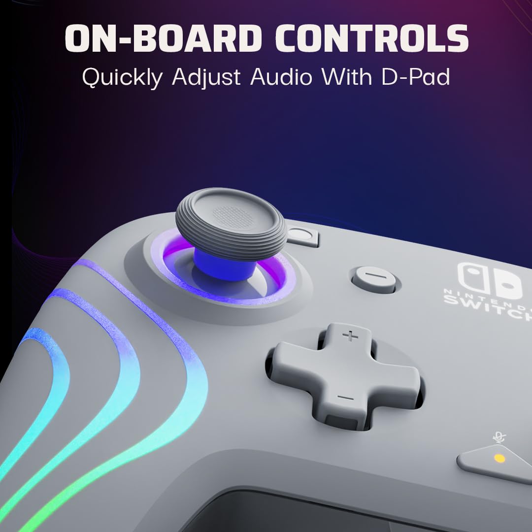 PDP Afterglow Wave Wireless RGB Gaming Controller for Nintendo Switch 2