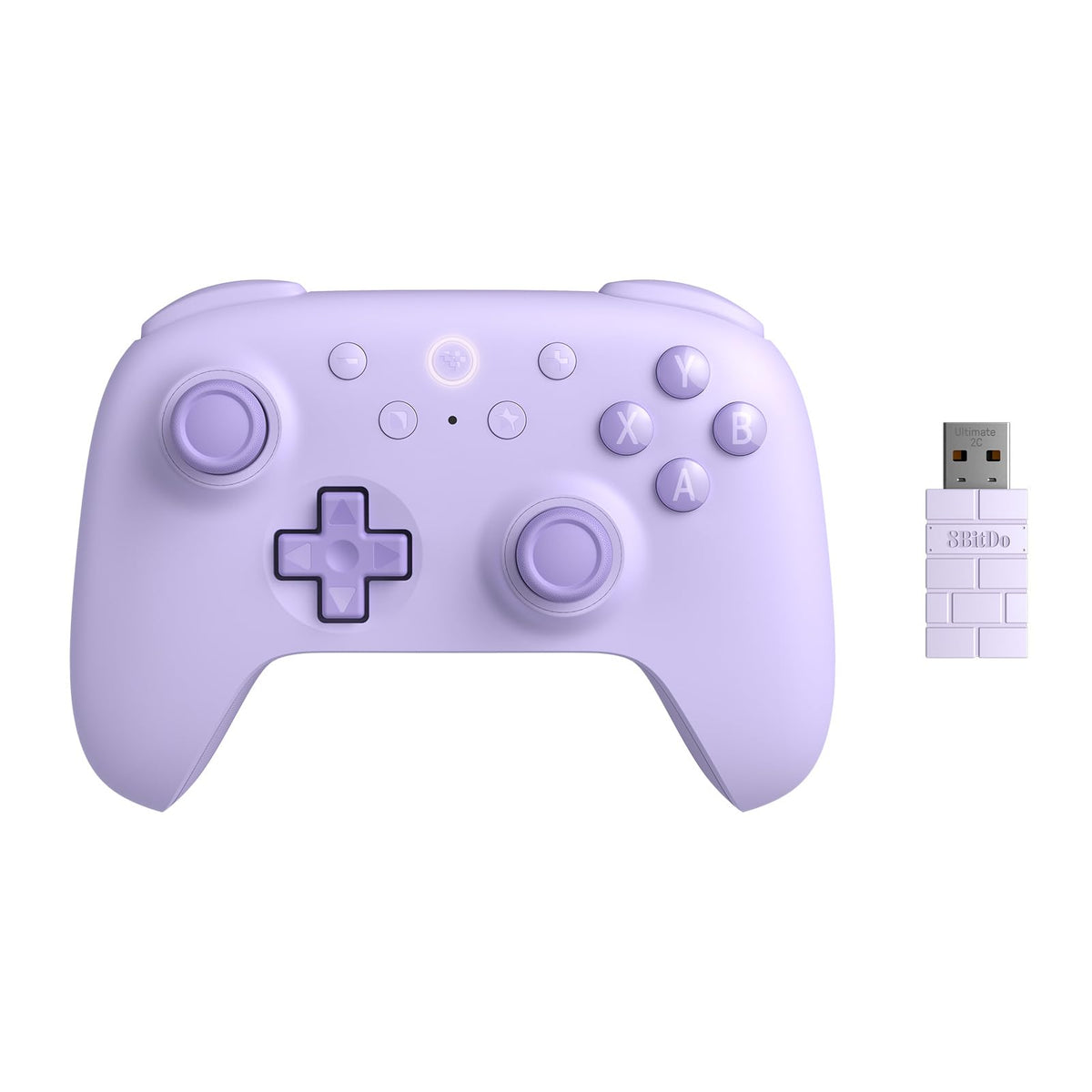 8Bitdo Ultimate 2C Wireless Controller for Windows PC and Android, with 1000 Hz Polling Rate, Hall Effect Joysticks and Triggers, and Remappable L4/R4 Bumpers (Transparent Black)