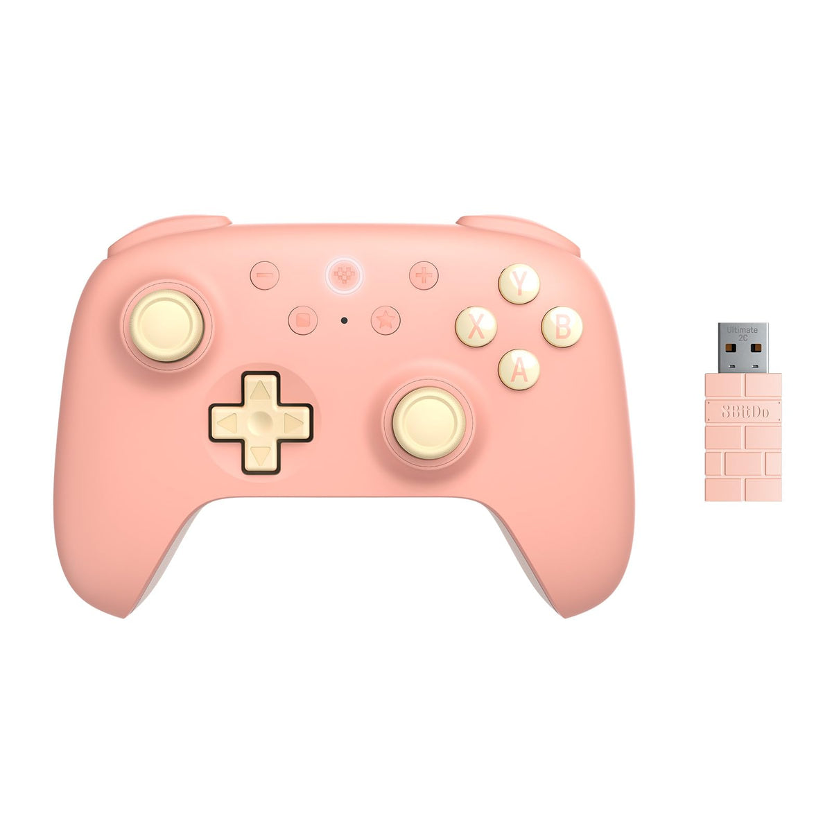 8Bitdo Ultimate 2C Wireless Controller for Windows PC and Android, with 1000 Hz Polling Rate, Hall Effect Joysticks and Triggers, and Remappable L4/R4 Bumpers (Transparent Black)