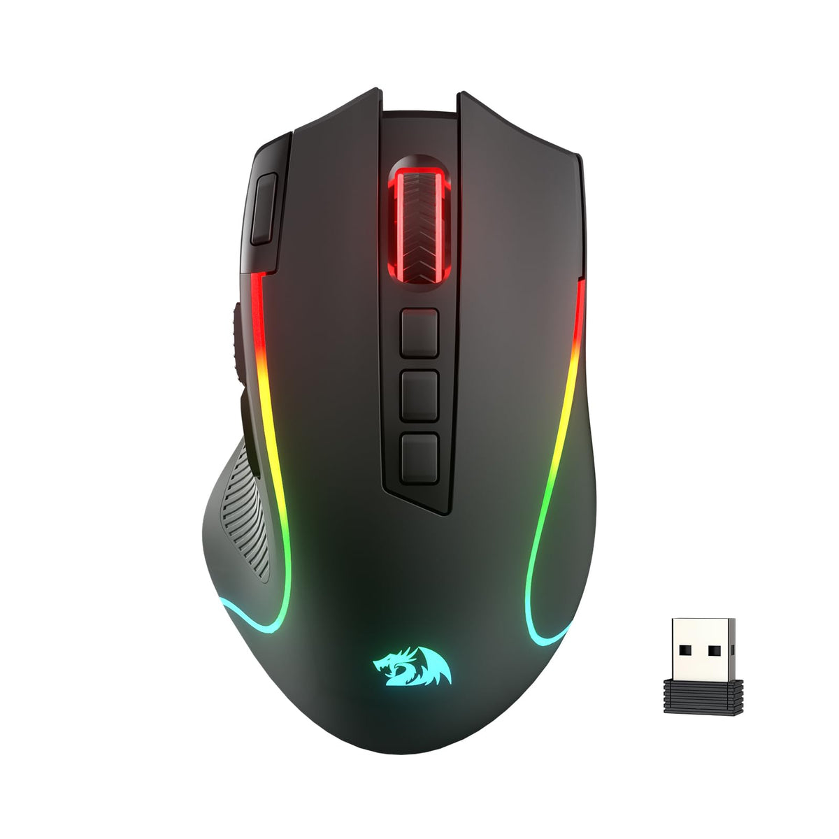 Redragon M612 Wired RGB Optical Gaming Mouse 8000 DPI Remapping Keys
