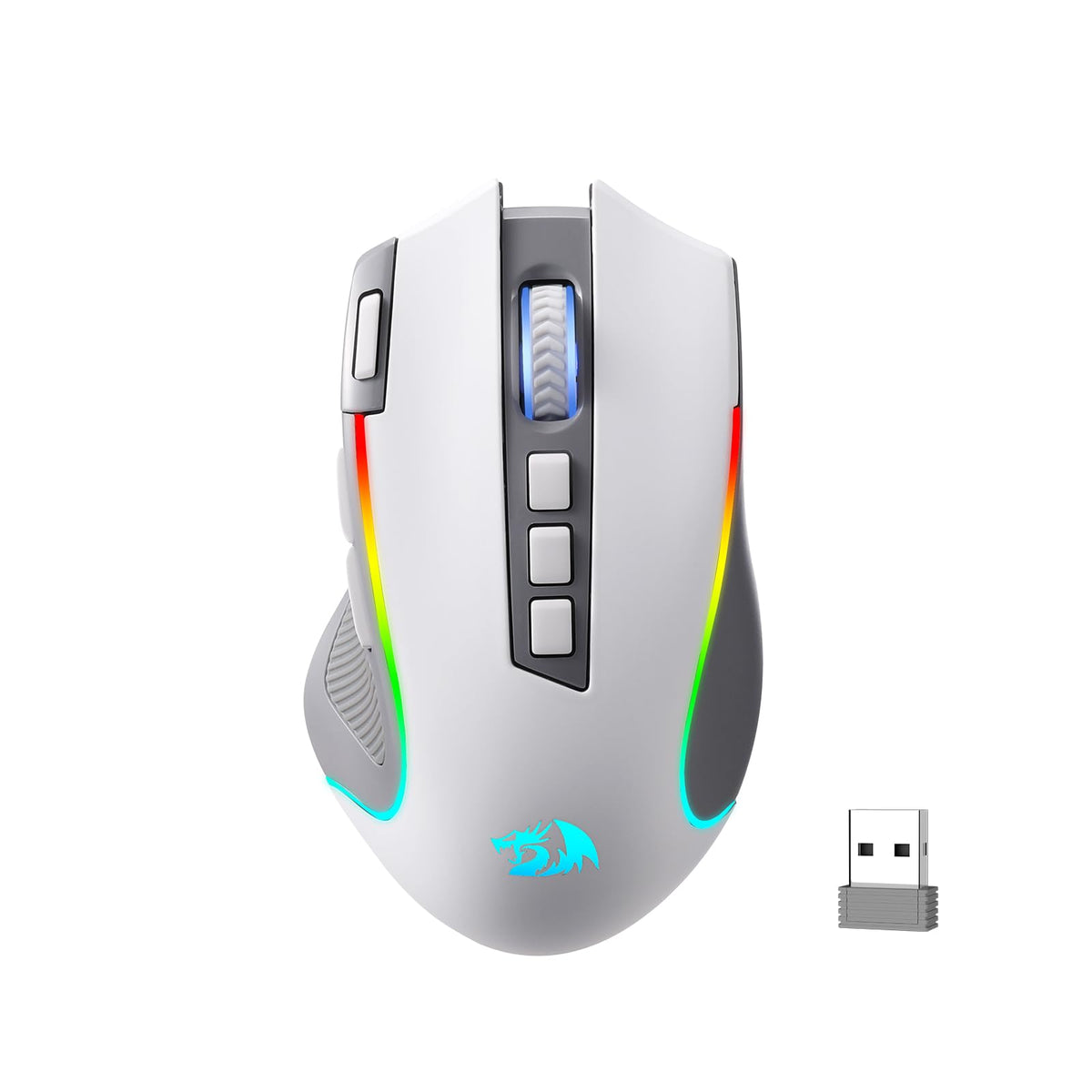 Redragon M612 Wired RGB Optical Gaming Mouse 8000 DPI Remapping Keys