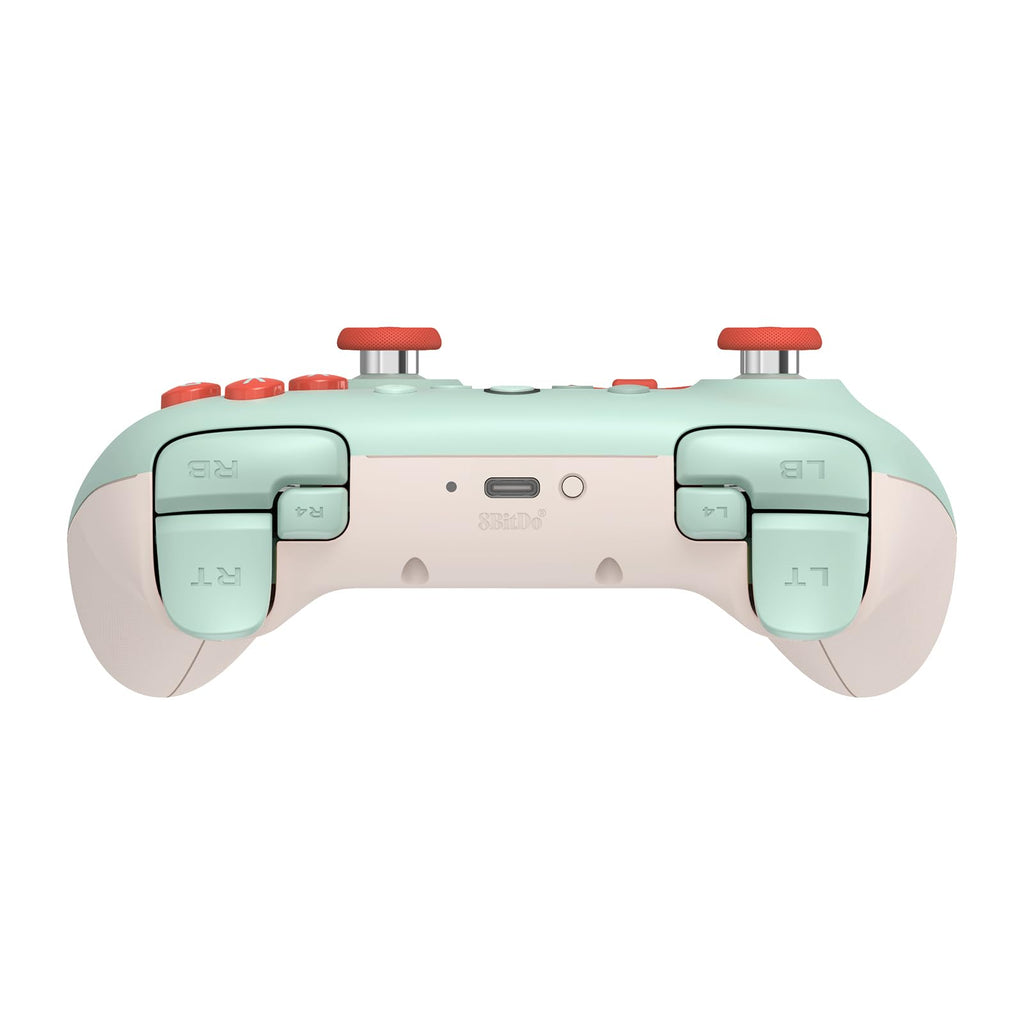 8Bitdo Ultimate 2C Wireless Controller for Windows PC and Android, with 1000 Hz Polling Rate, Hall Effect Joysticks and Triggers, and Remappable L4/R4 Bumpers (Transparent Black)