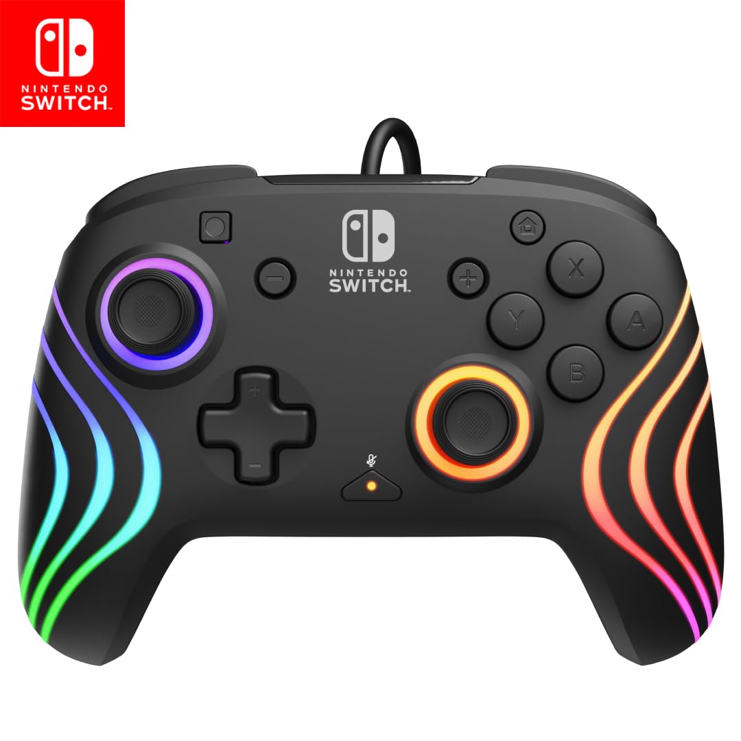 PDP Afterglow Wave Wireless RGB Gaming Controller for Nintendo Switch 2
