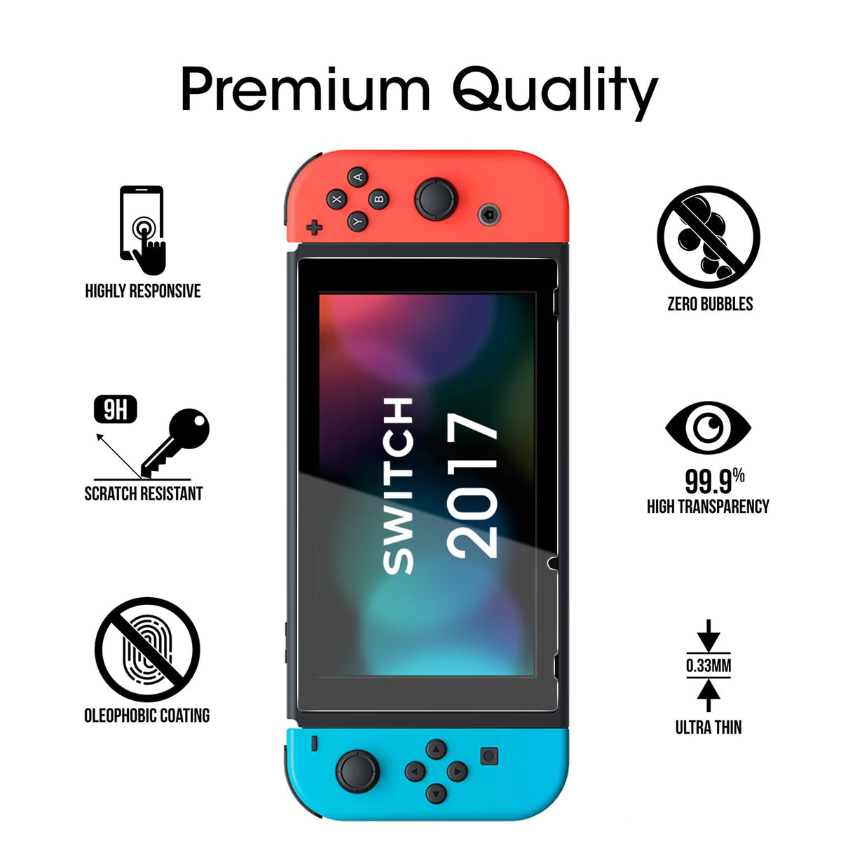 amFilm Auto-Alignment OneTouch for Nintendo Switch 2 Screen Protector 2025