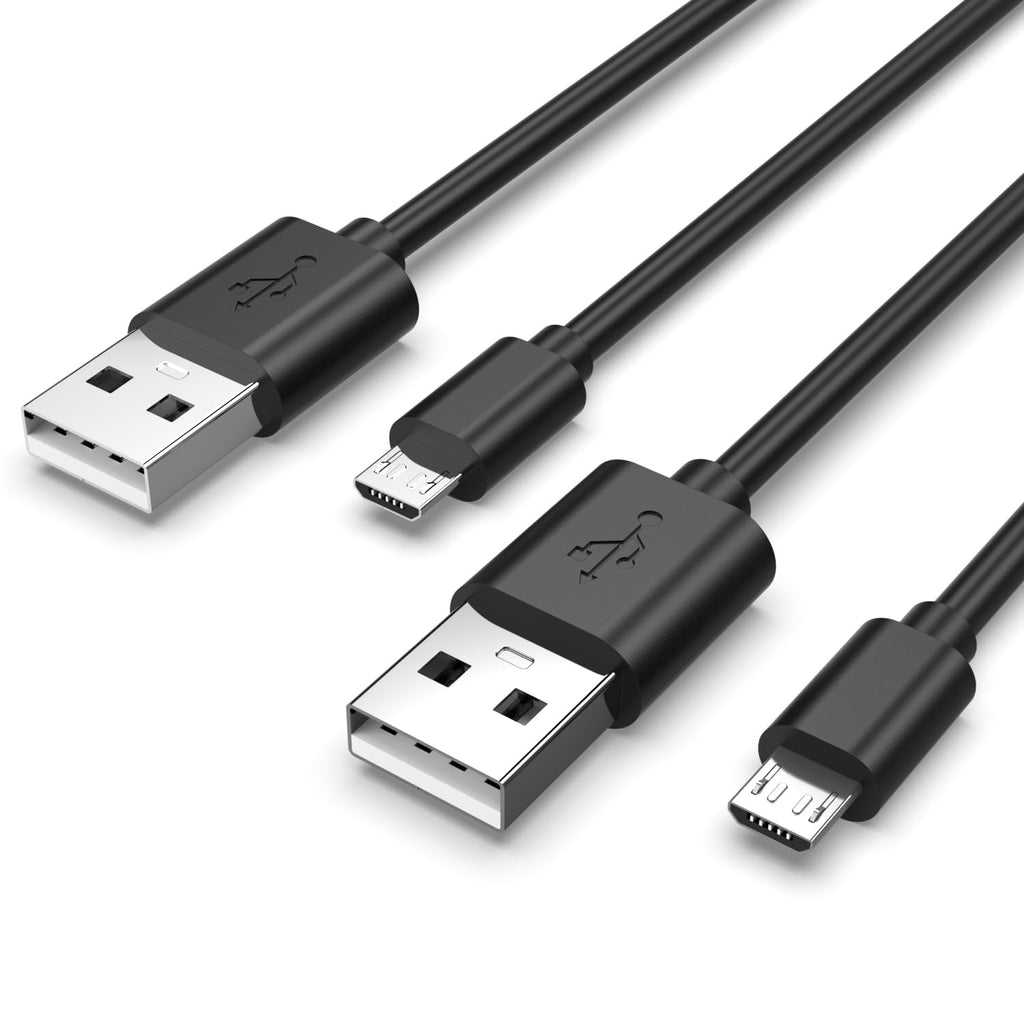 Superer Micro USB Charger Cable Fit for PS4 Controller, Kindle Paperwhite, Amazon Fire Tablet, Roku Streaming Stick, Fire TV Stick, Xbox One X S, Android Phone Fast Charging Data Sync Power Cord