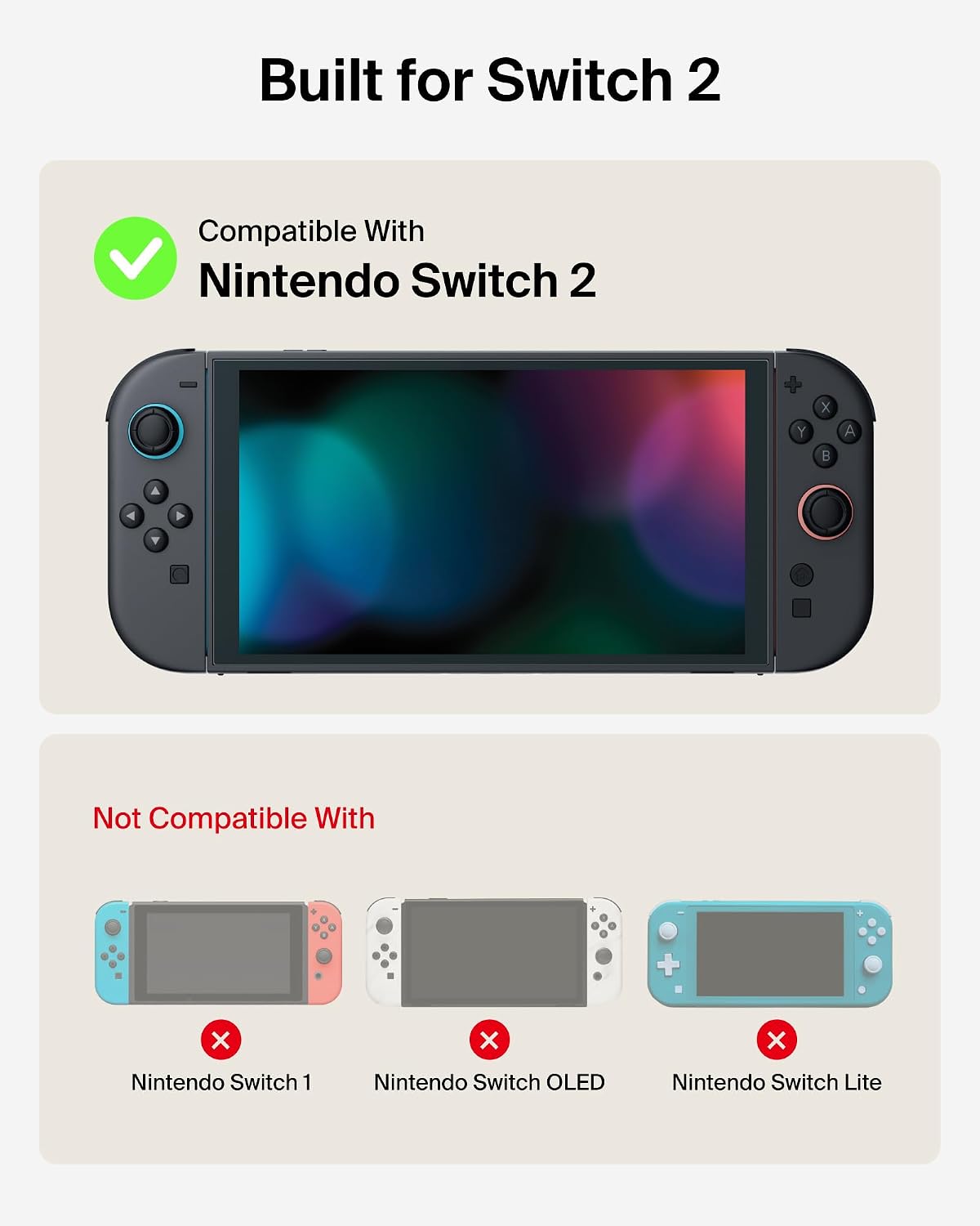 Belkin Nintendo Switch 2 Case, Slim Carrying Travel Bag with AirTag Holder