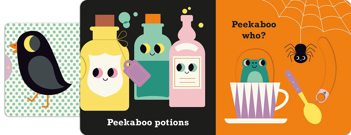 Peekaboo: Pumpkin: (An Interactive Board Book for Babies & Toddlers with Mirror & Sliders to Push, Pull, or Turn. Cute Halloween Artwork Includes a Bat, Black Cat, Witch, & More.) (Peekaboo You)
