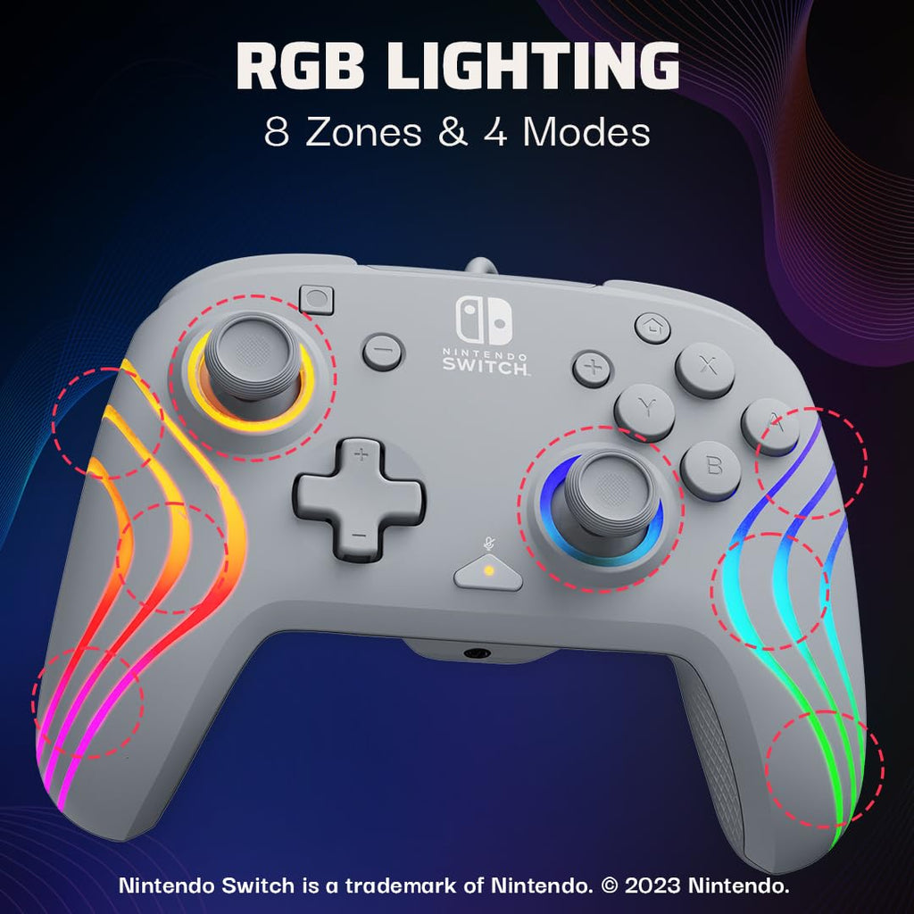 PDP Afterglow Wave Wireless RGB Gaming Controller for Nintendo Switch 2