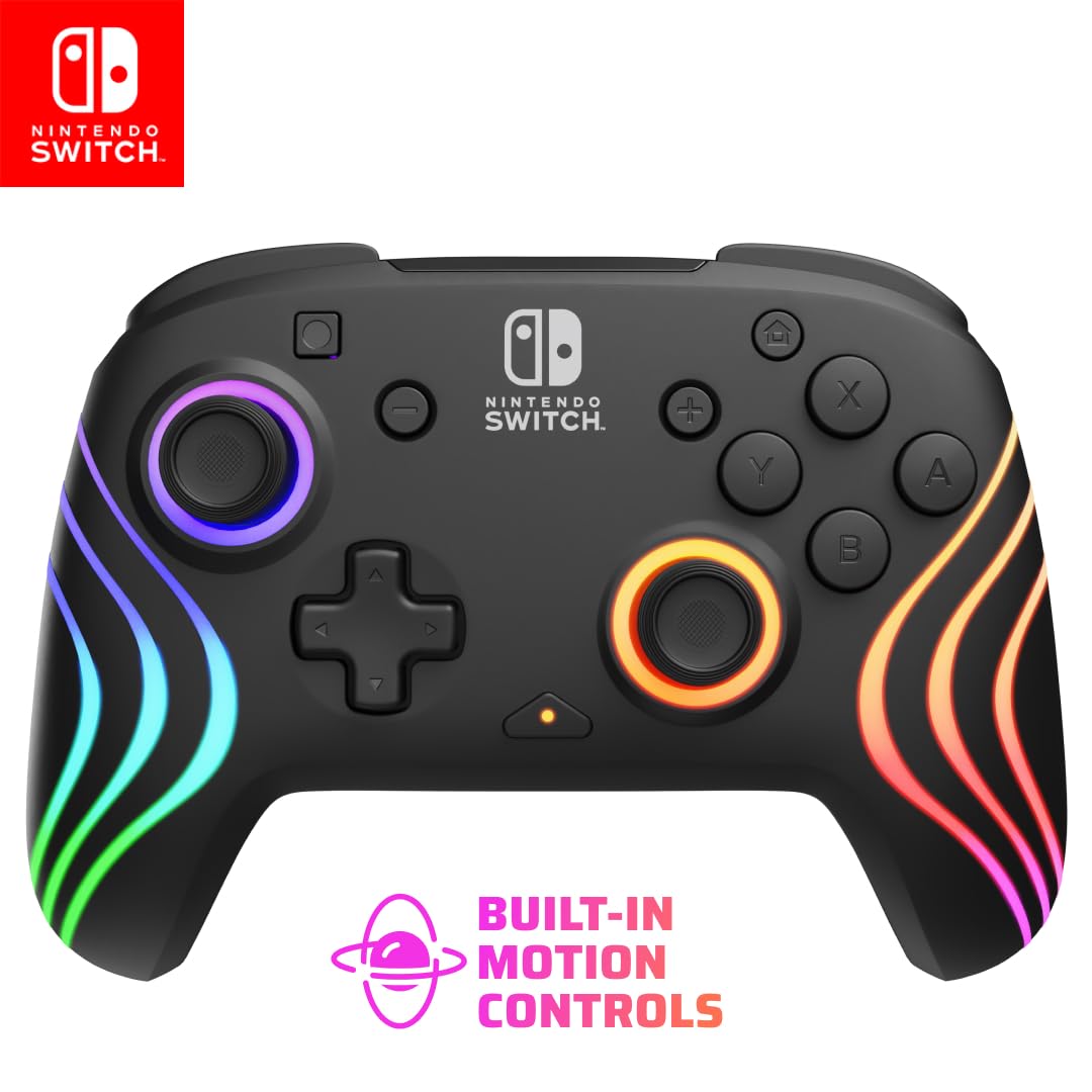 PDP Afterglow Wave Wireless RGB Gaming Controller for Nintendo Switch 2