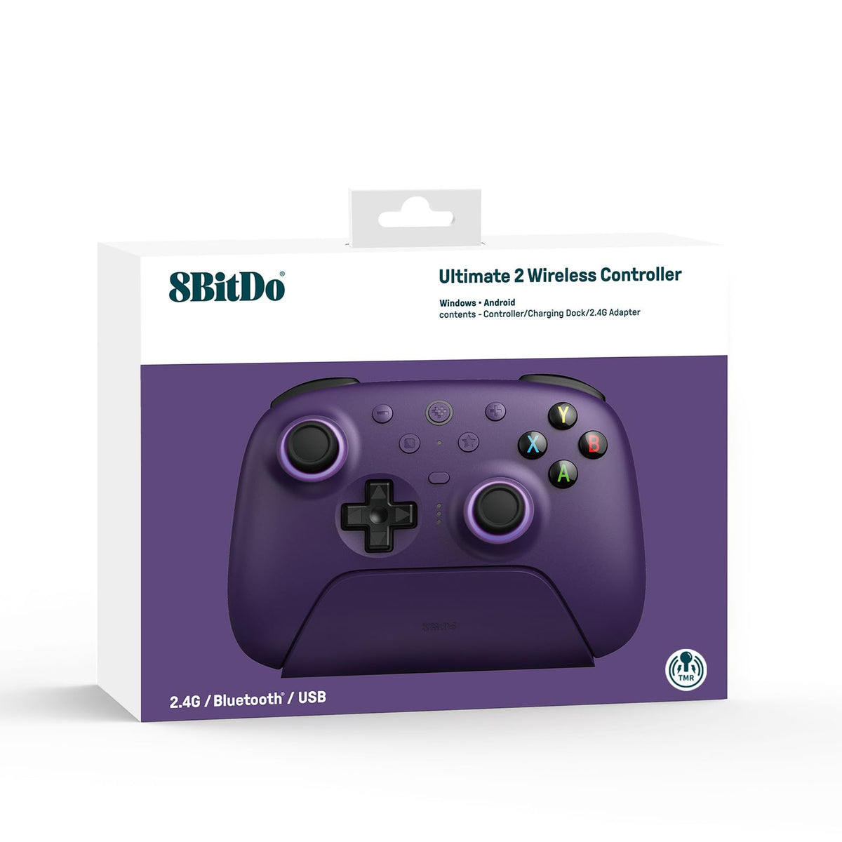 8Bitdo Ultimate 2 Wireless Controller for PC, Apple, Steam & Android, Black