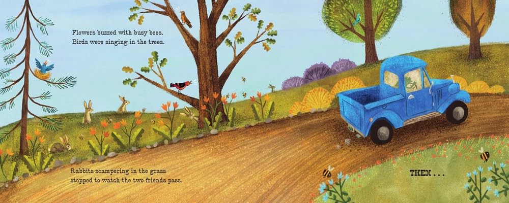 Little Blue Truck and Racer Red: A Fun Picture Book About Race Cars, Friendship, and Trying Your Best for Children (Ages 4-8)