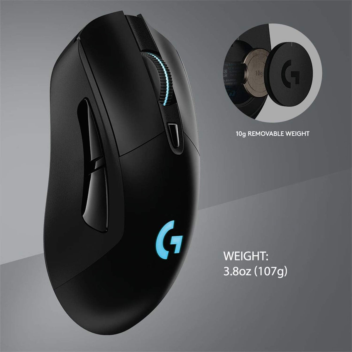 Logitech G703 Lightspeed Wireless Gaming Mouse - Black