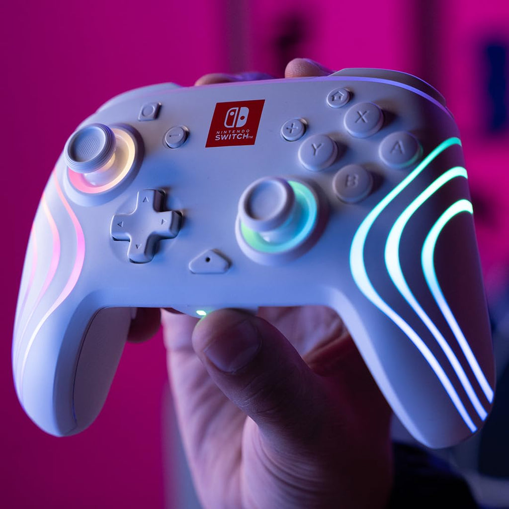 PDP Afterglow Wave Wireless RGB Gaming Controller for Nintendo Switch 2