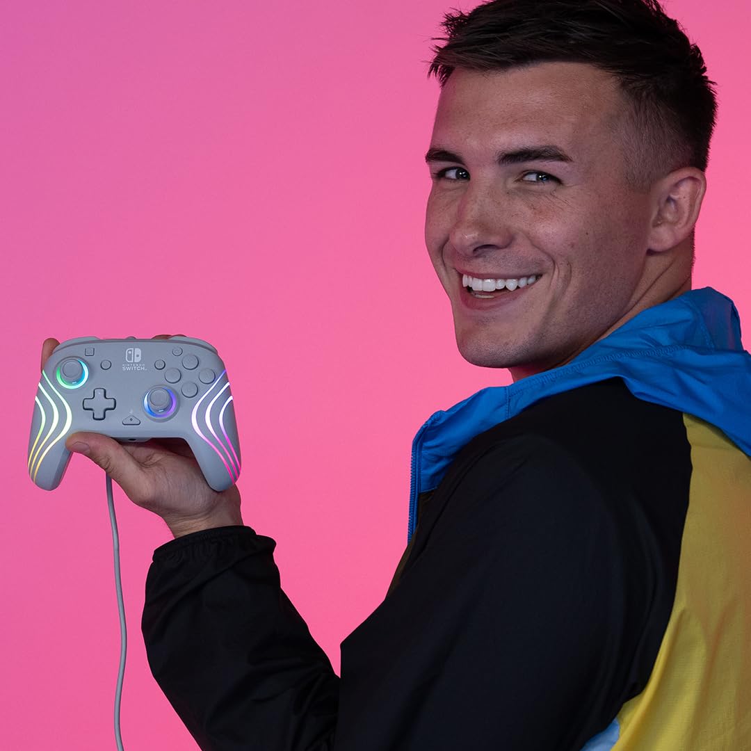 PDP Afterglow Wave Wireless RGB Gaming Controller for Nintendo Switch 2