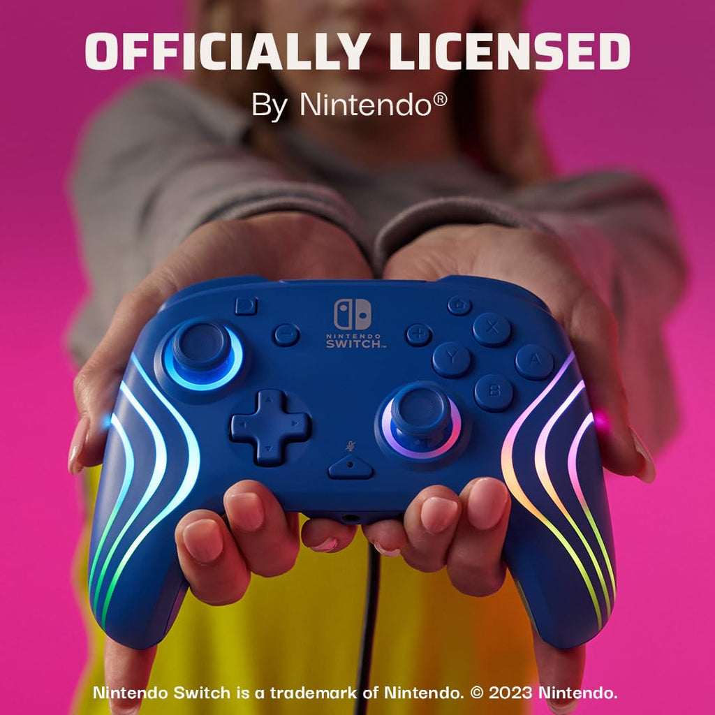 PDP Afterglow Wave Wireless RGB Gaming Controller for Nintendo Switch 2