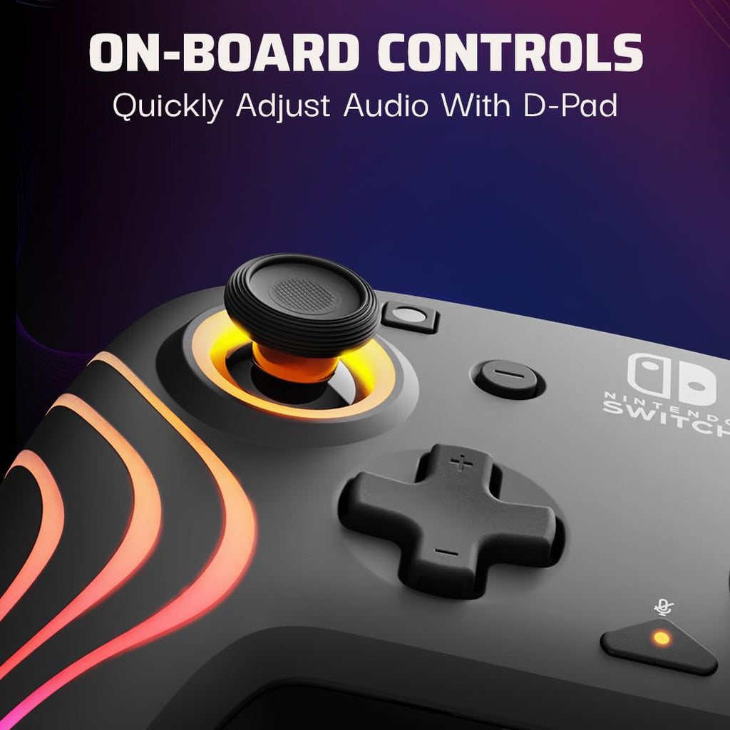 PDP Afterglow Wave Wireless RGB Gaming Controller for Nintendo Switch 2