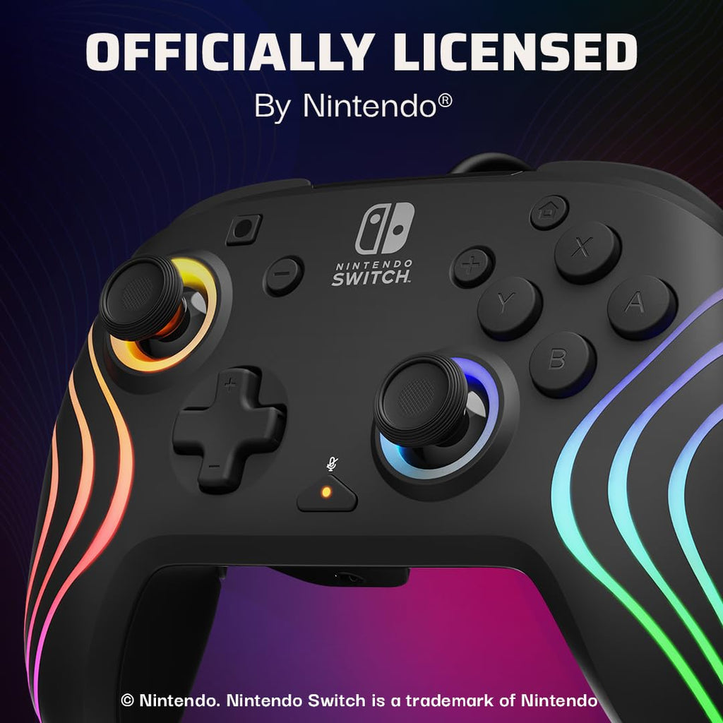 PDP Afterglow Wave Wireless RGB Gaming Controller for Nintendo Switch 2