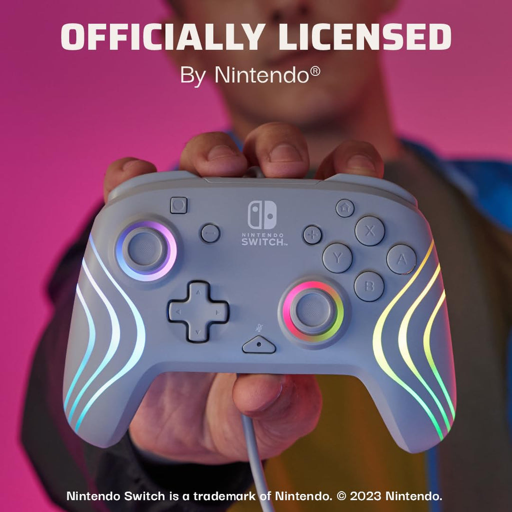 PDP Afterglow Wave Wireless RGB Gaming Controller for Nintendo Switch 2