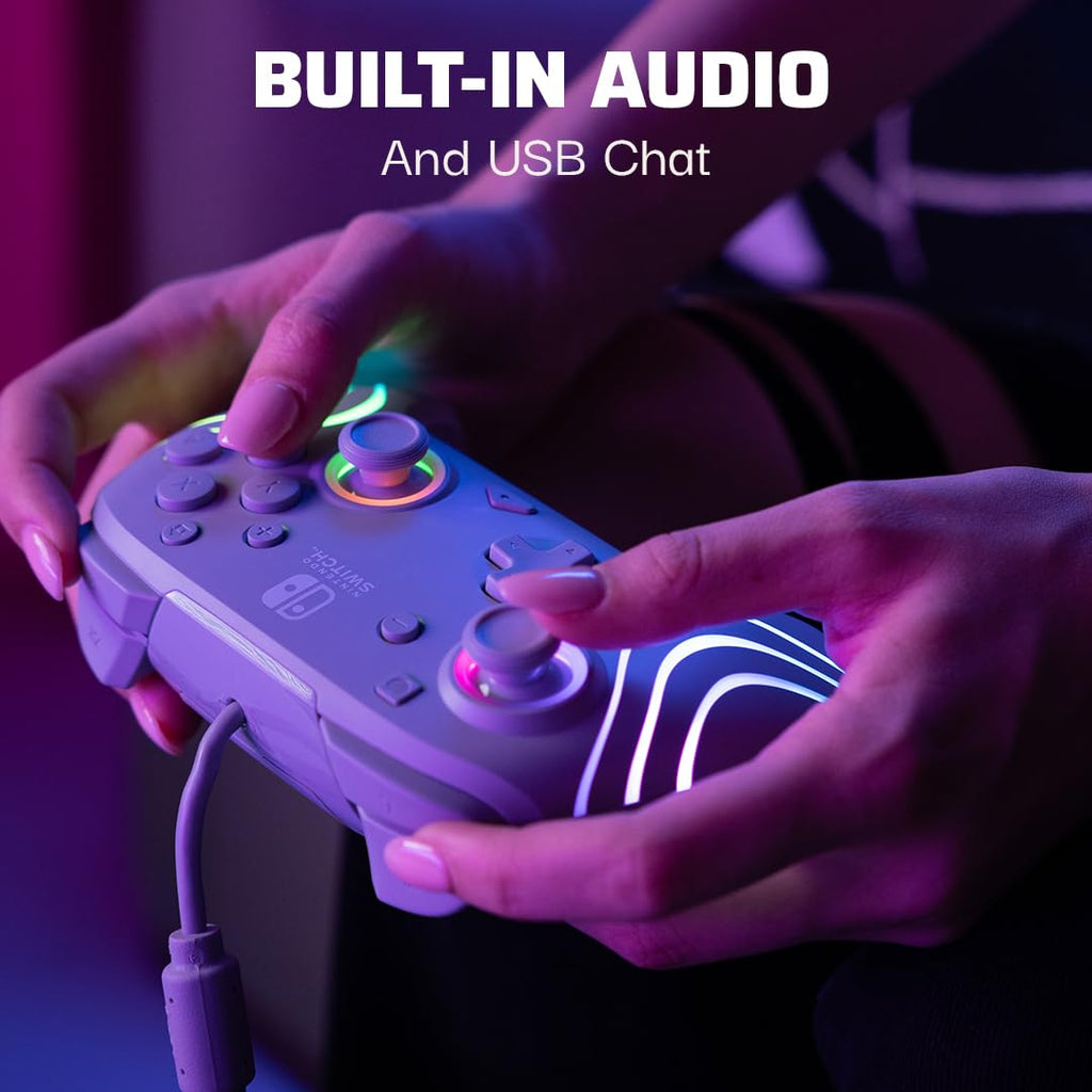 PDP Afterglow Wave Wireless RGB Gaming Controller for Nintendo Switch 2