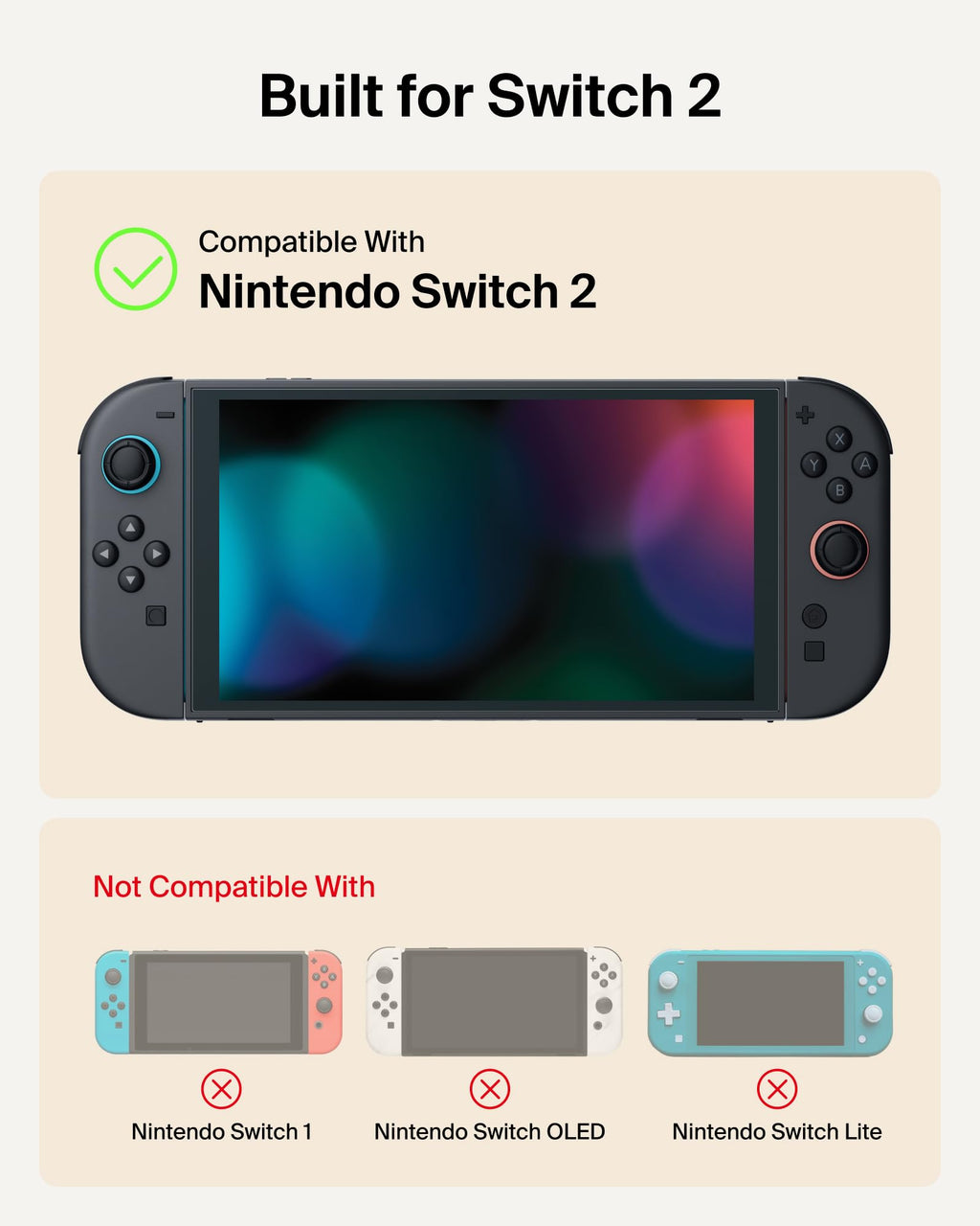 Belkin Nintendo Switch 2 Case, Slim Carrying Travel Bag with AirTag Holder