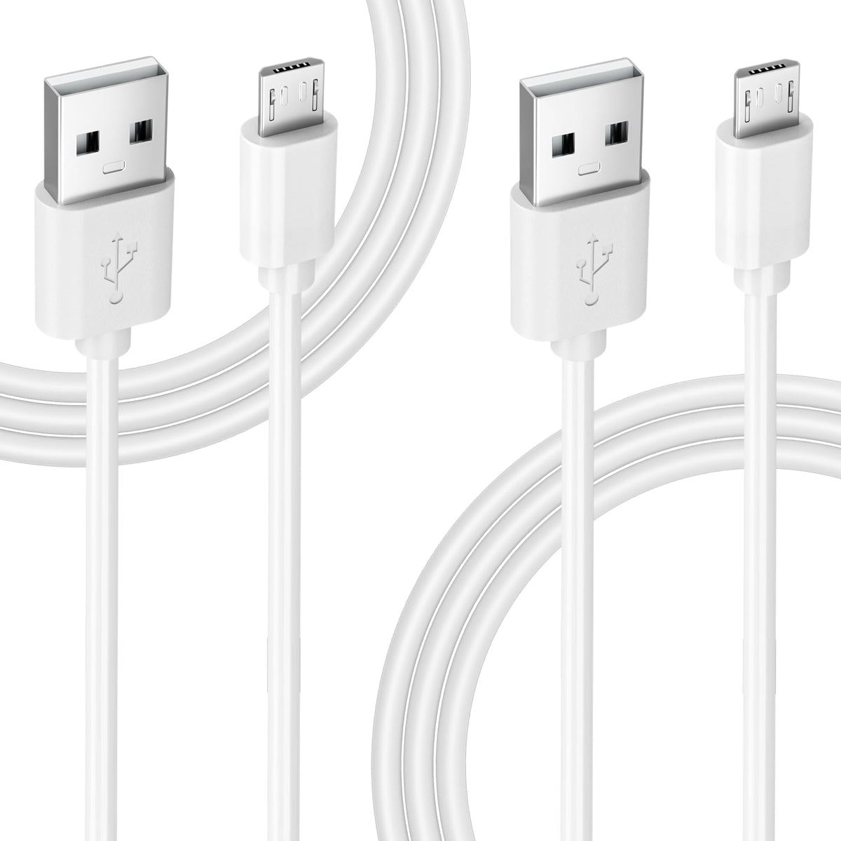 Superer Micro USB Charger Cable Fit for PS4 Controller, Kindle Paperwhite, Amazon Fire Tablet, Roku Streaming Stick, Fire TV Stick, Xbox One X S, Android Phone Fast Charging Data Sync Power Cord
