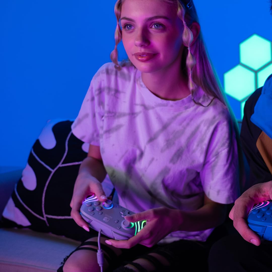 PDP Afterglow Wave Wireless RGB Gaming Controller for Nintendo Switch 2