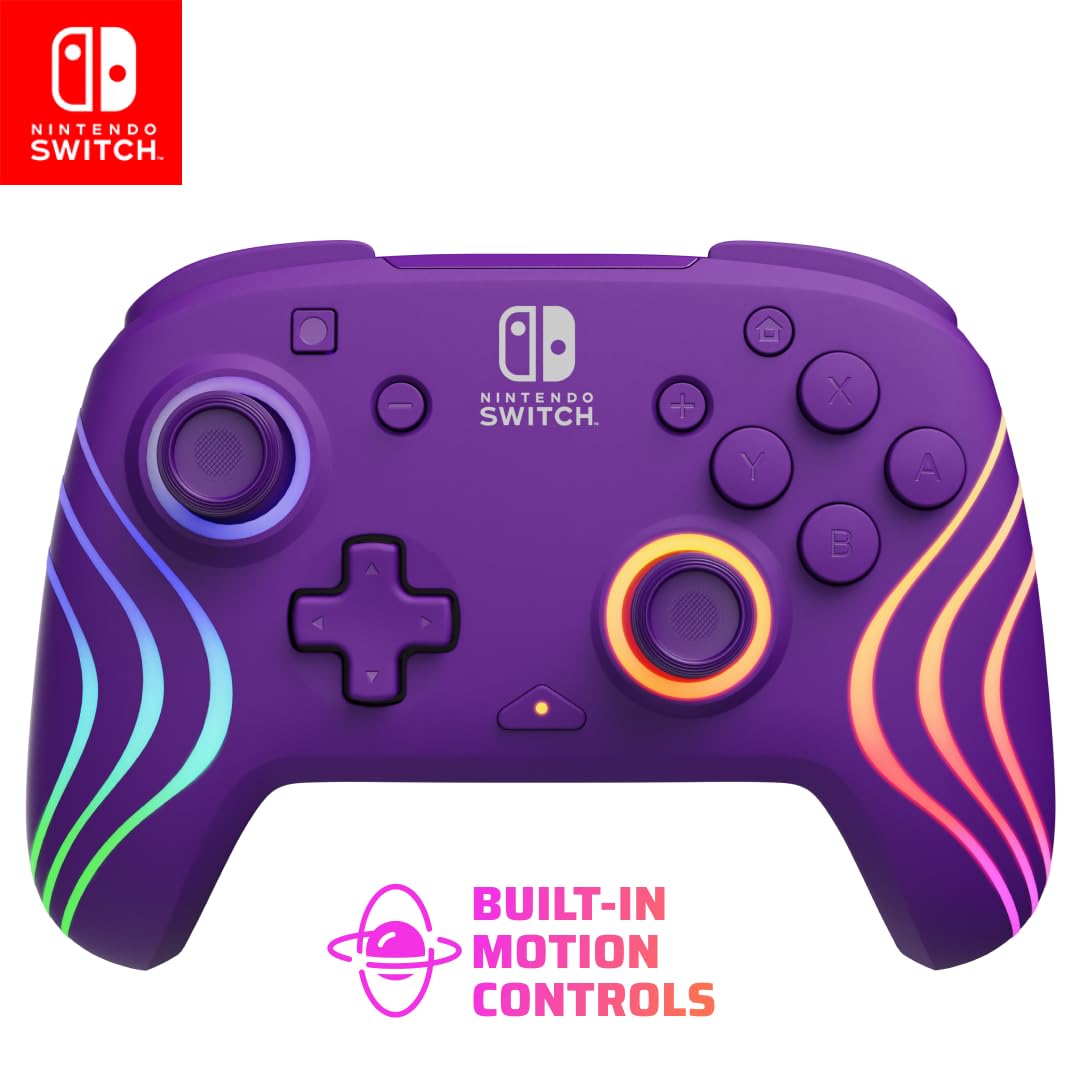 PDP Afterglow Wave Wireless RGB Gaming Controller for Nintendo Switch 2