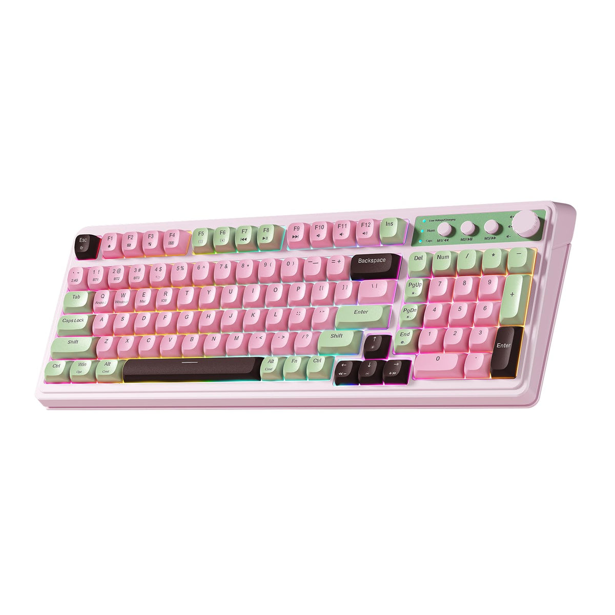 AULA 99 Key Keyboard, Wireless Gaming Keyboard Bluetooth Computer Keyboards