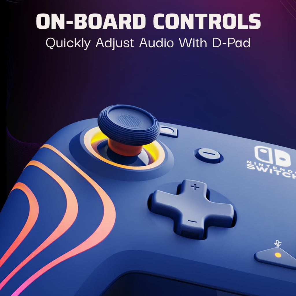 PDP Afterglow Wave Wireless RGB Gaming Controller for Nintendo Switch 2