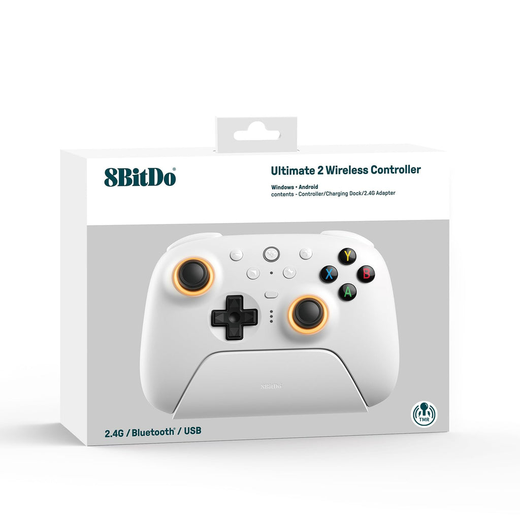 8Bitdo Ultimate 2 Wireless Controller for PC, Apple, Steam & Android, Black