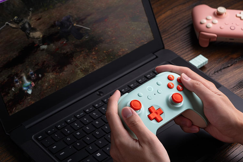 8Bitdo Ultimate 2C Wireless Controller for Windows PC and Android, with 1000 Hz Polling Rate, Hall Effect Joysticks and Triggers, and Remappable L4/R4 Bumpers (Transparent Black)