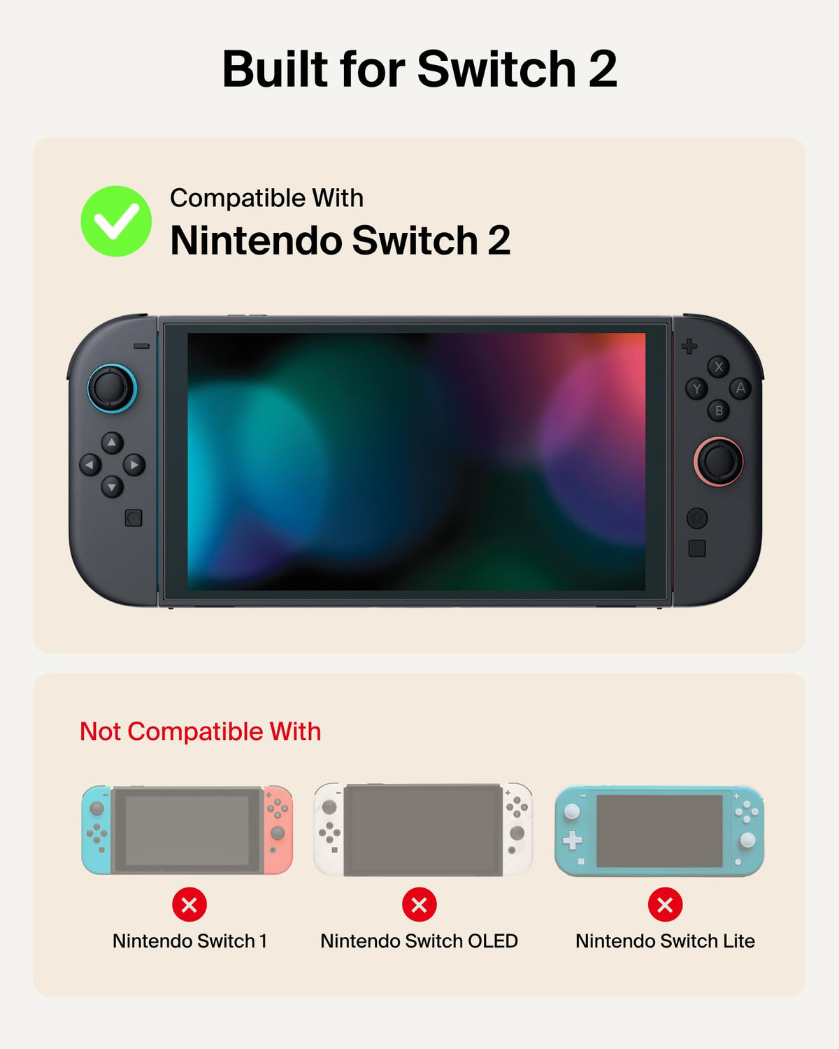 Belkin Nintendo Switch 2 Case, Slim Carrying Travel Bag with AirTag Holder