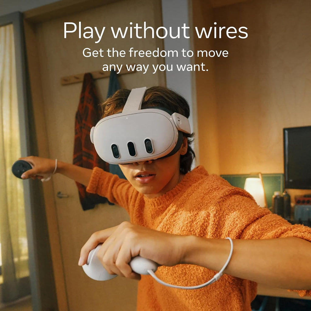 Meta Quest 3 512GB, VR Without Wires, Gorilla Tag Cardboard Monkenaut Bundle, Amazon Exclusive, 3-Month Trial of Meta Horizon+ Included
