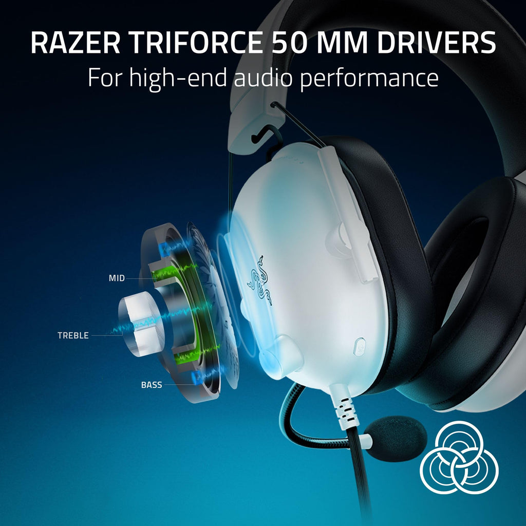 Razer BlackShark V2 X Wired PlayStation Gaming Headset, Black