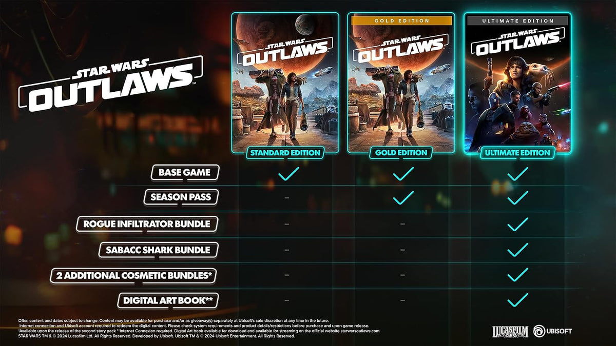 Star Wars Outlaws Gold Edition - PC [Digital Delivery]