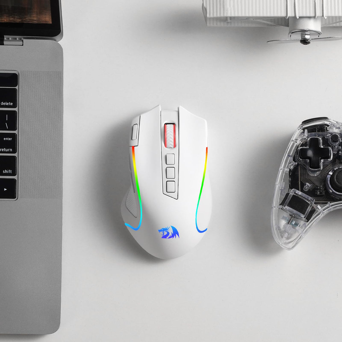Redragon M612 Wired RGB Optical Gaming Mouse 8000 DPI Remapping Keys