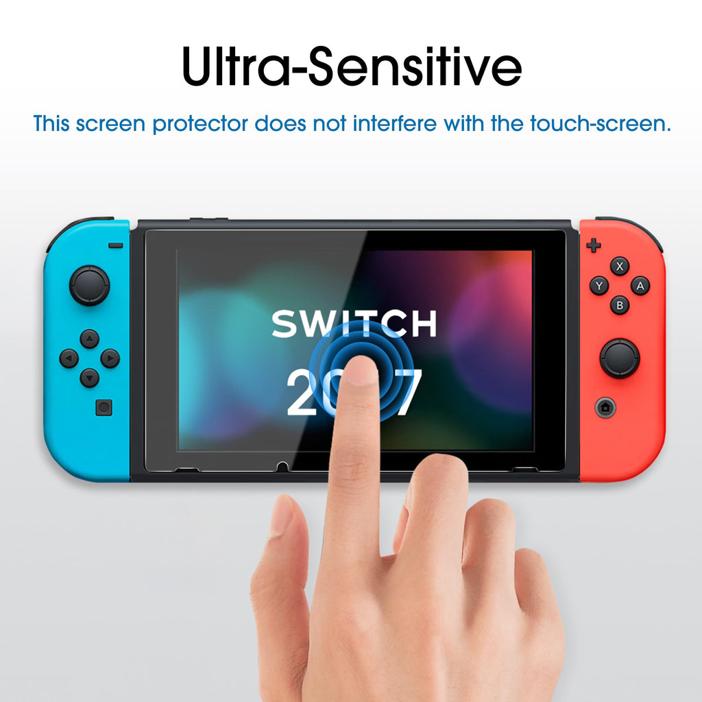 amFilm Auto-Alignment OneTouch for Nintendo Switch 2 Screen Protector 2025