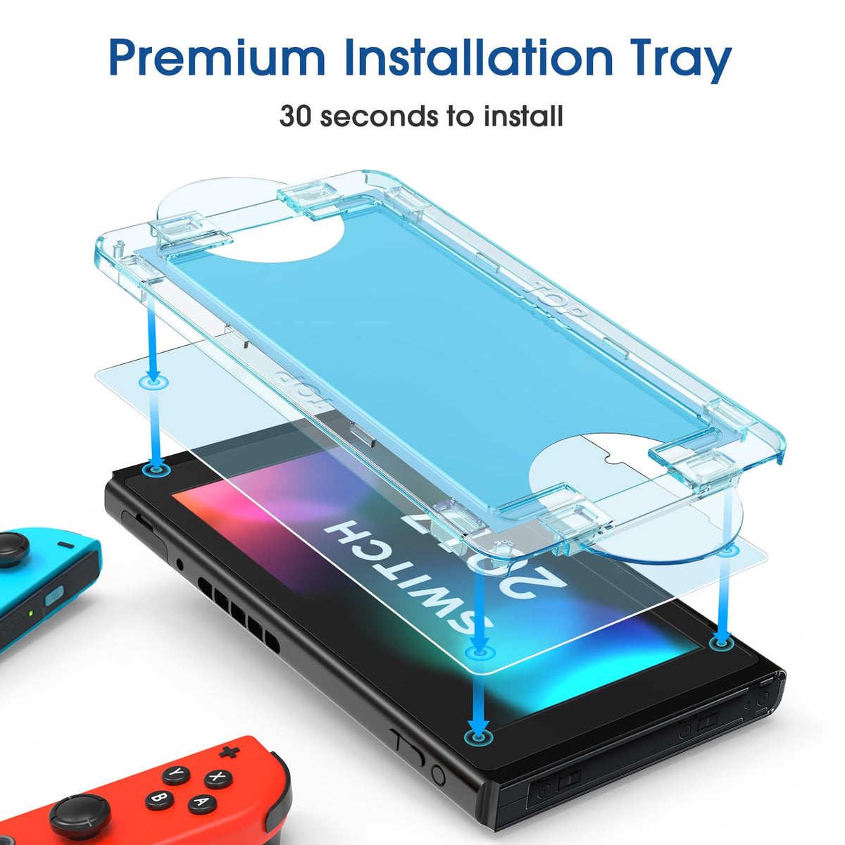 amFilm Auto-Alignment OneTouch for Nintendo Switch 2 Screen Protector 2025