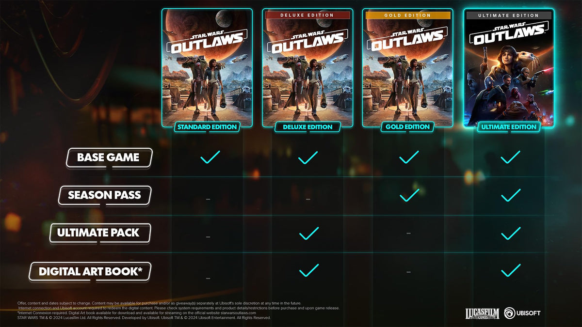 Star Wars Outlaws Gold Edition - PC [Digital Delivery]
