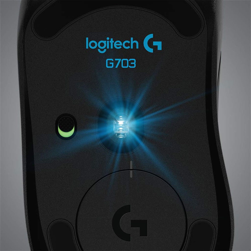 Logitech G703 Lightspeed Wireless Gaming Mouse - Black