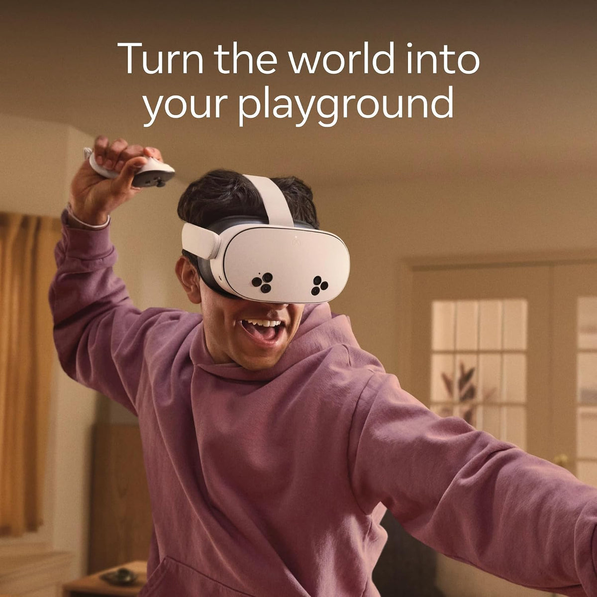 Meta Quest 3S 128GB, one Low Monthly Price, 24 Months of Games and Extended Protection, Ultimate Virtual Reality Experience