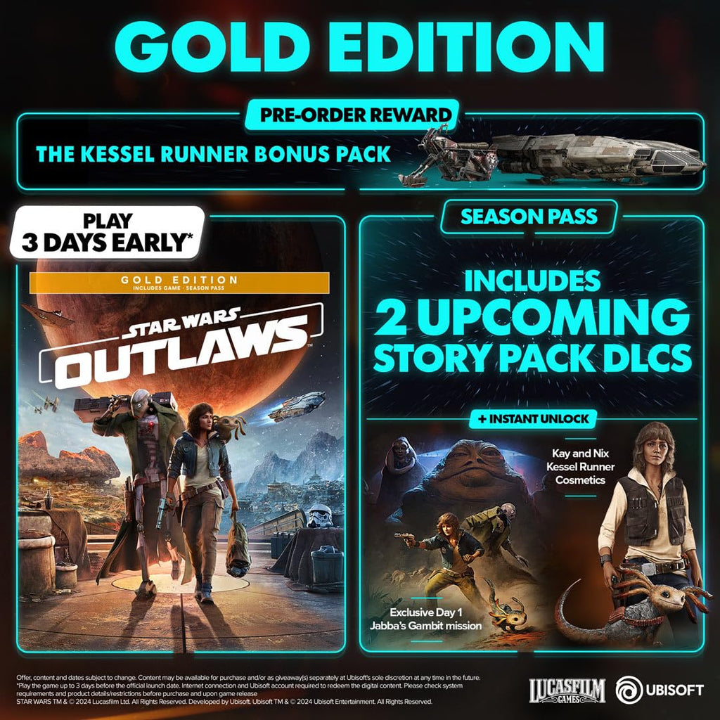 Star Wars Outlaws Gold Edition - PC [Digital Delivery]