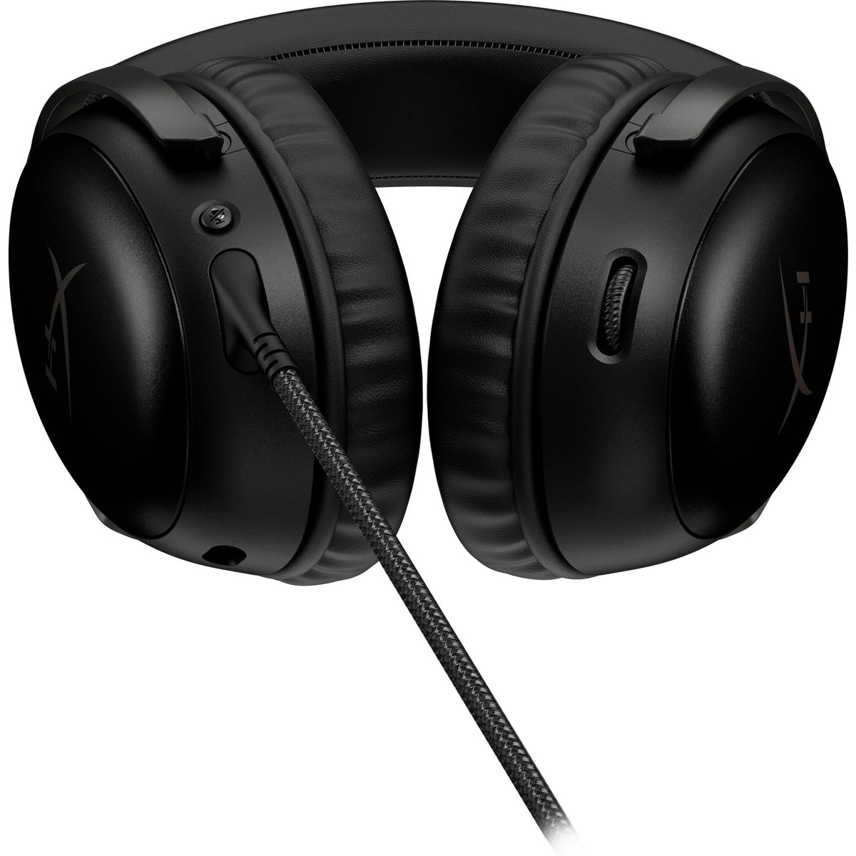 HyperX Cloud III – Wired Gaming Headset, PC, PS5, Xbox Series X|S, Angled 53mm Drivers, Spatial Audio, Memory Foam, Durable Frame, Ultra-Clear 10mm Mic, USB-C, USB-A, 3.5mm – Black/Red