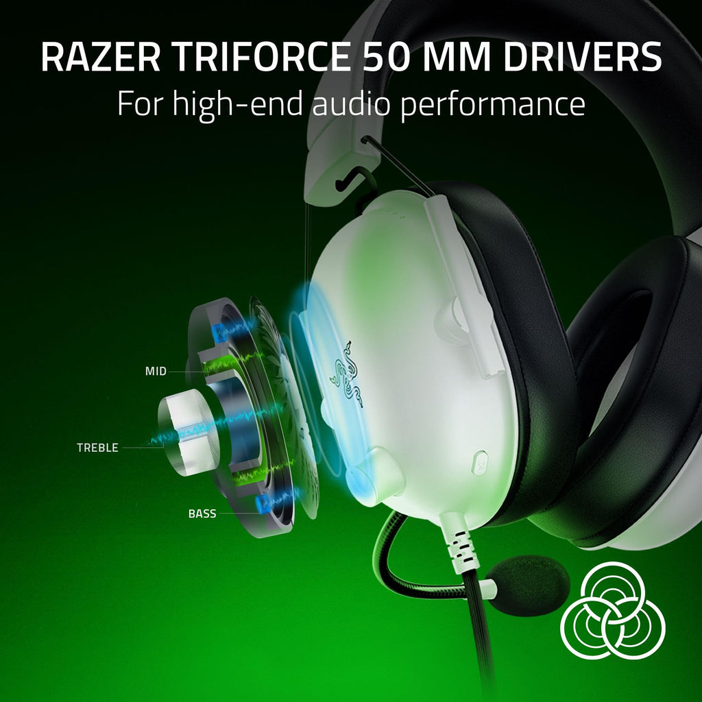 Razer BlackShark V2 X Wired PlayStation Gaming Headset, Black